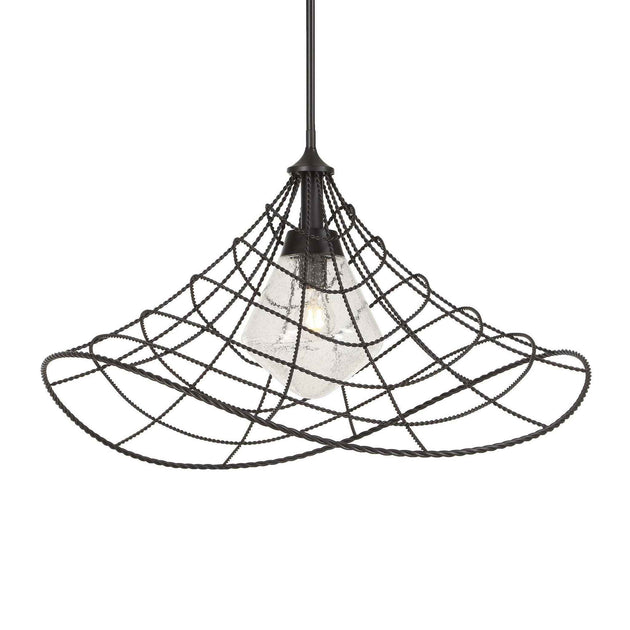 Whirlwind - 1 Light Indoor-Outdoor Pendant - Dark Bronze