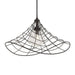 Whirlwind - 1 Light Indoor-Outdoor Pendant - Dark Bronze