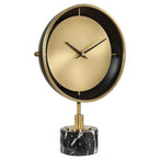 Velar - Modern Table Clock - Black / Gold