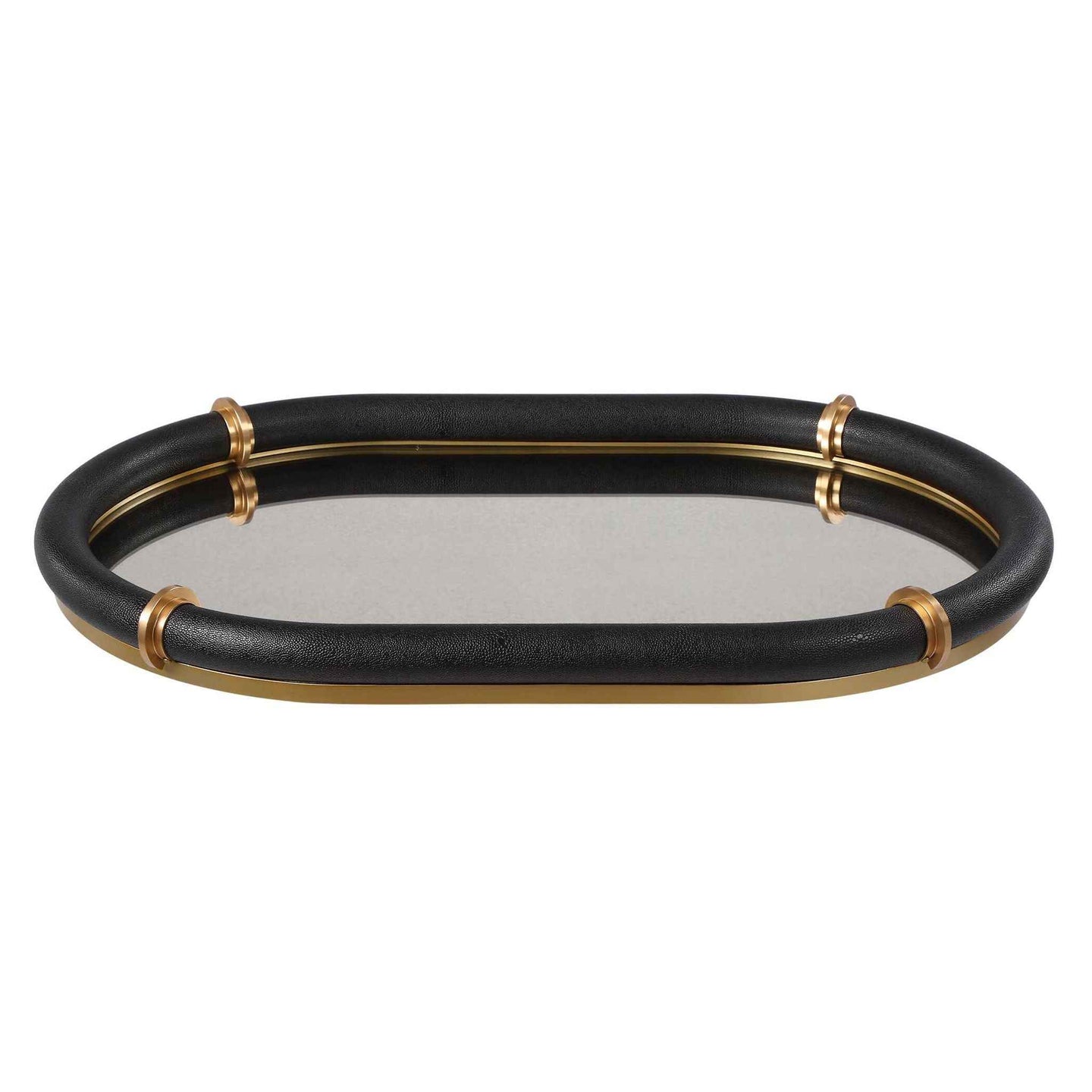 Cyprus - Oval Tray - Black