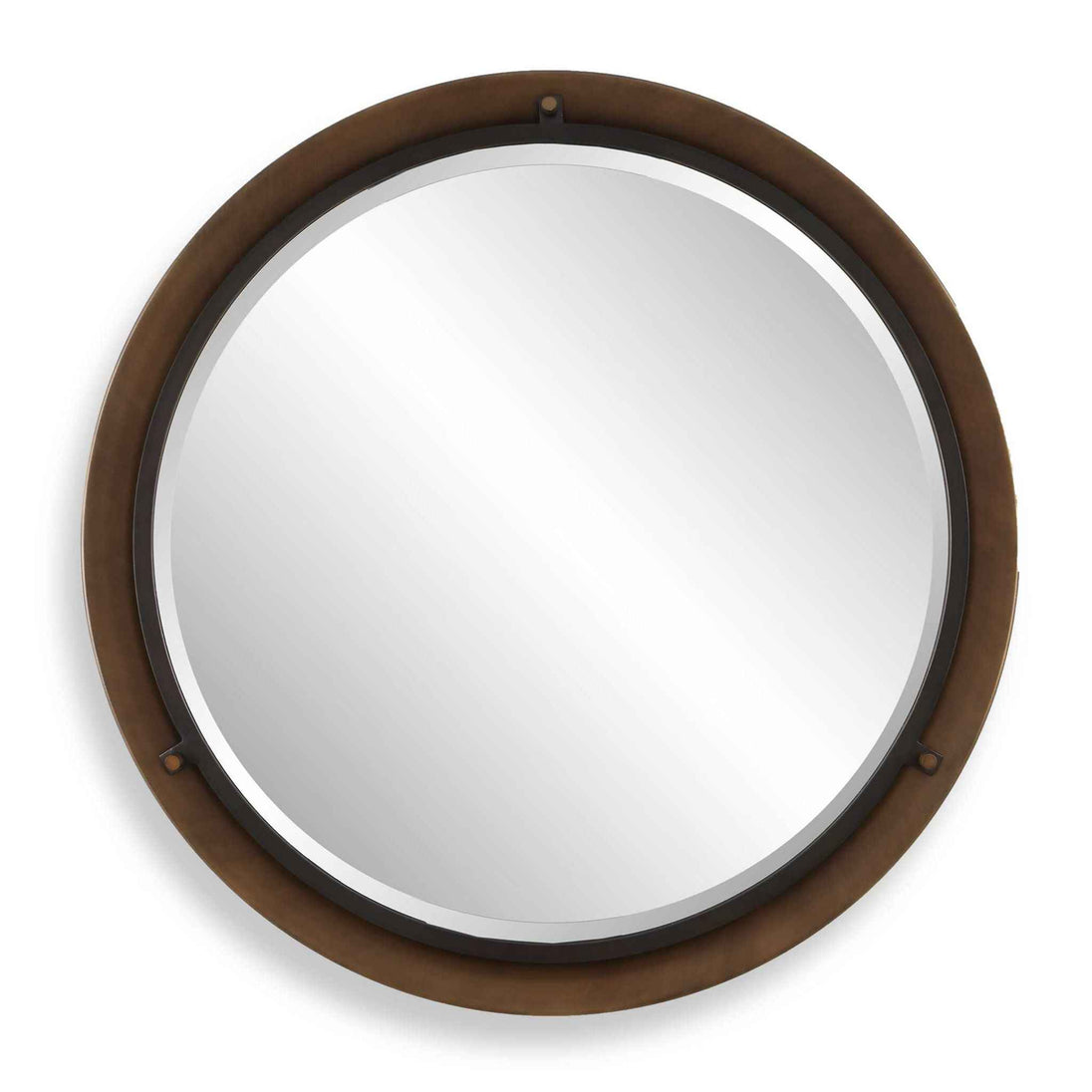 Porthole - Round Mirror - Bronze