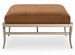 Melange - Tobin Cocktail Ottoman - Brown
