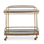 Scarritt - Bar Cart - Antique Brass
