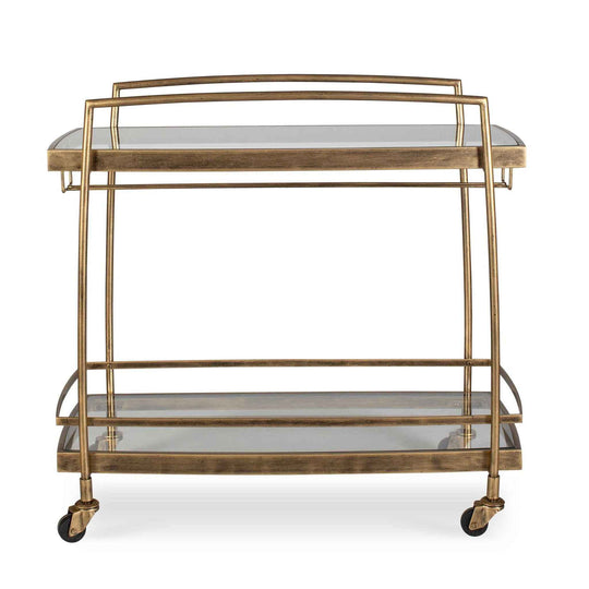 Scarritt - Bar Cart - Antique Brass