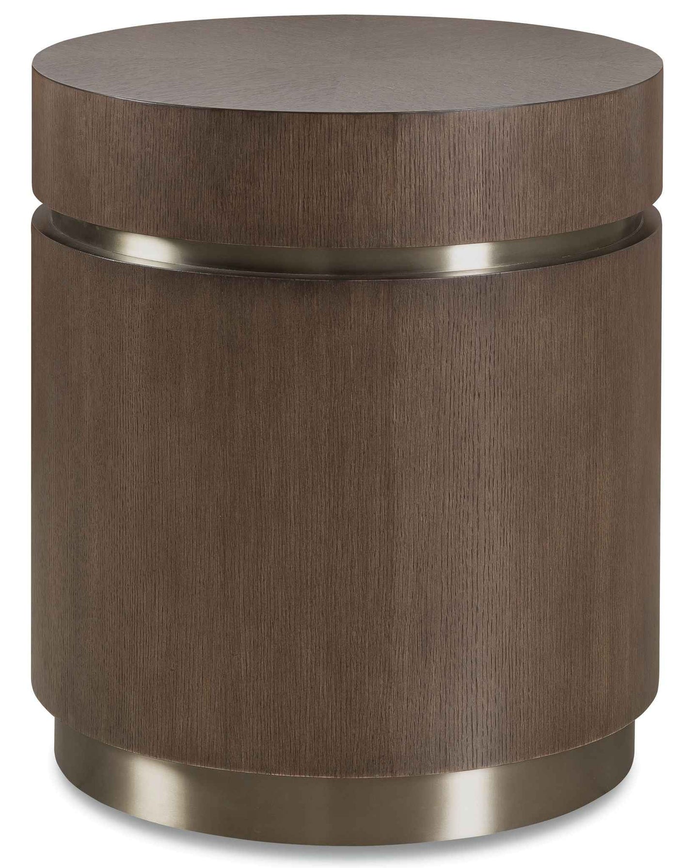 Commerce And Market - Roll With It Round End Table - Dark Brown