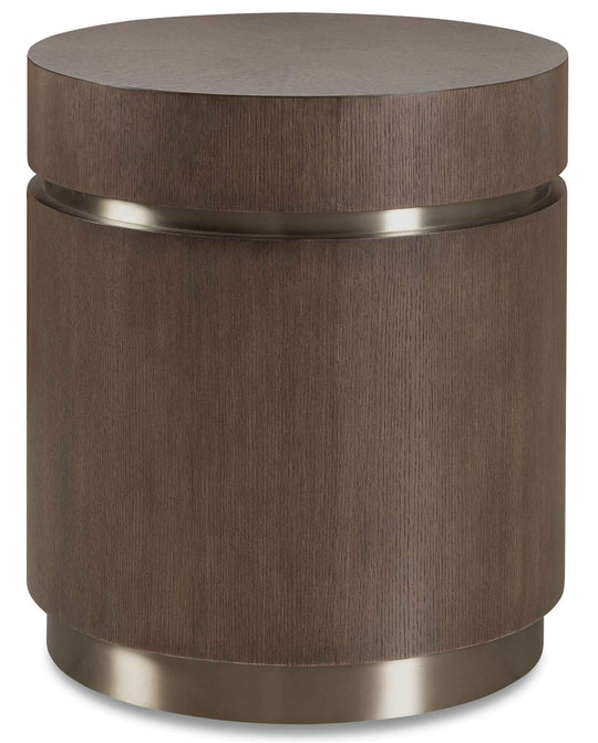 Commerce And Market - Roll With It Round End Table - Dark Brown