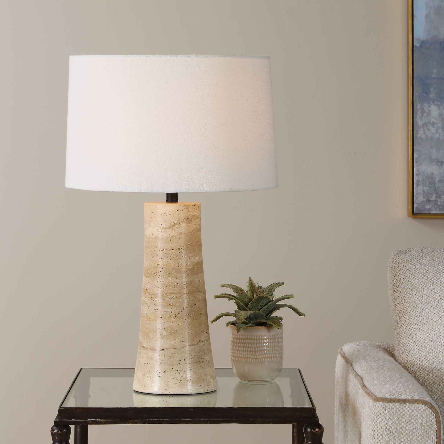 Delmani - Indoor-Outdoor Lamp - Beige