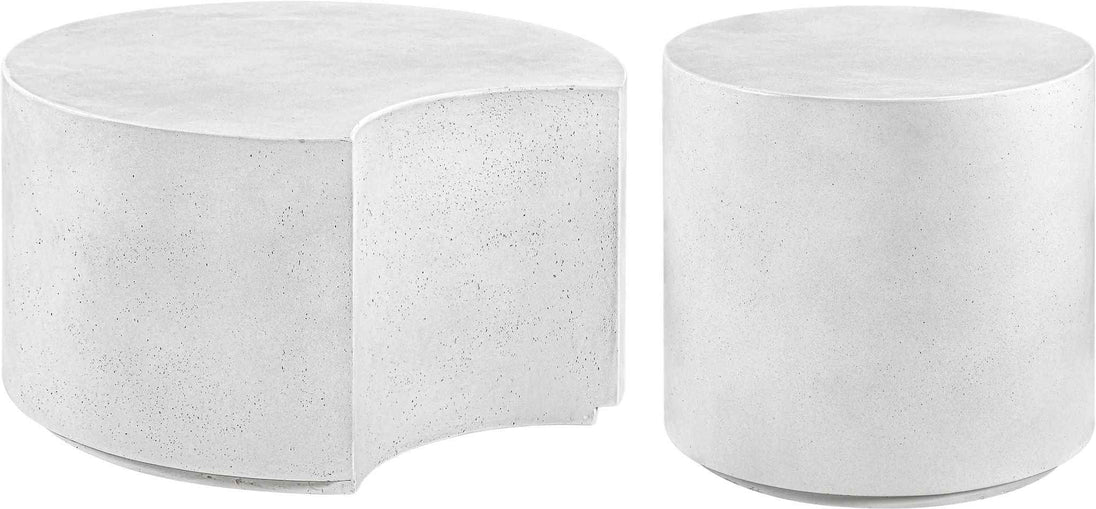 Imperia - Concrete Indoor / Outdoor Coffee Table - White