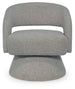 Nashkins - Swivel Accent Chair - Pebble