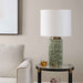 Hensley - Table Lamp - Ivory & Green