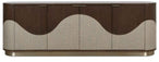 Commerce And Market - Roll With It Four-Door Credenza - Dark Brown / Gray