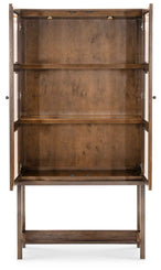 Melange - Mulholland Display Cabinet - Dark Brown