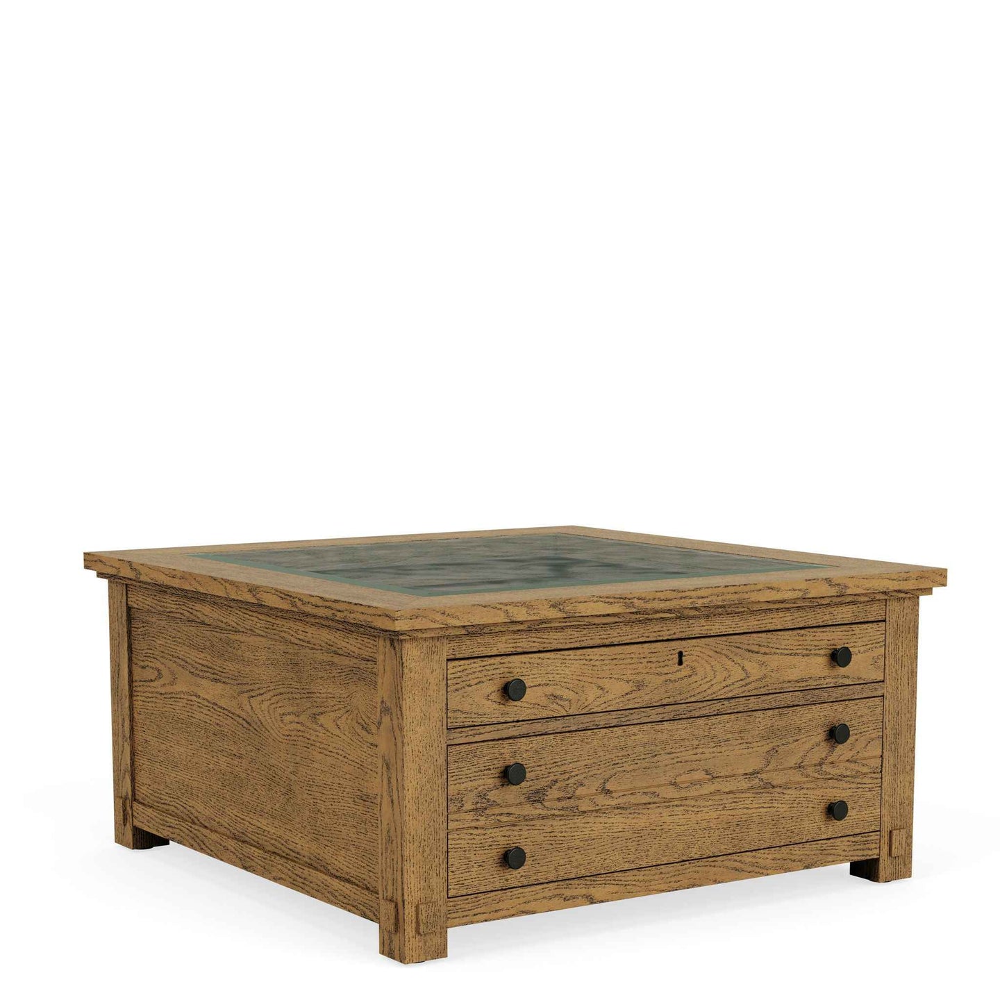 Windsor - Square Cocktail Table - Brandy