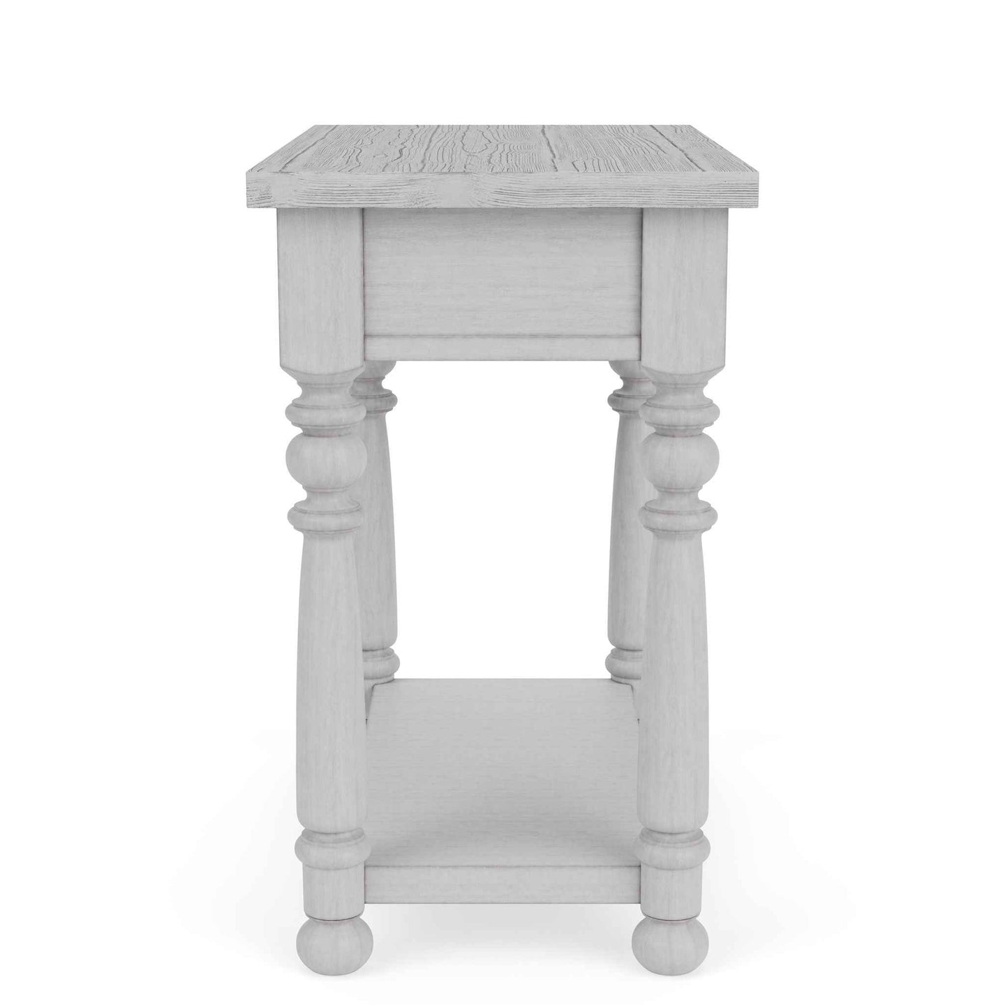 Winston - Chairside Table - Aged Cotton