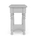 Winston - Chairside Table - Aged Cotton