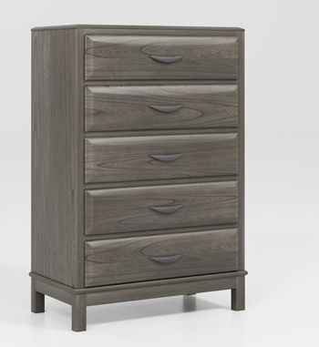 Mazing - Five Drawer Chest - Gray