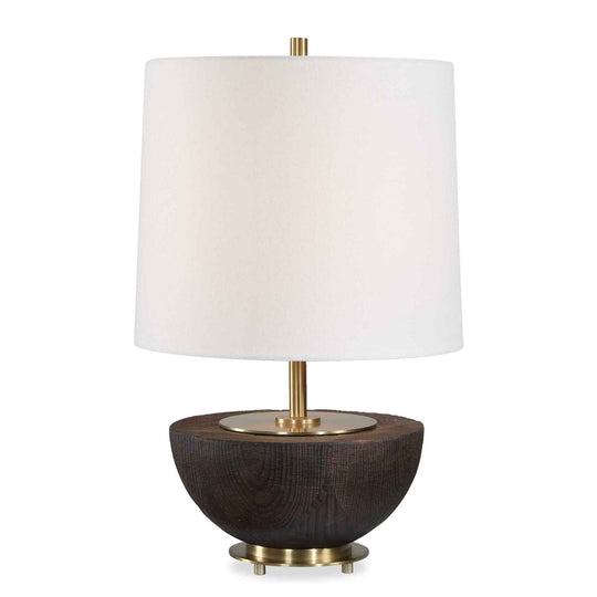 Kalo - Semi-Circular Table Lamp - Brown