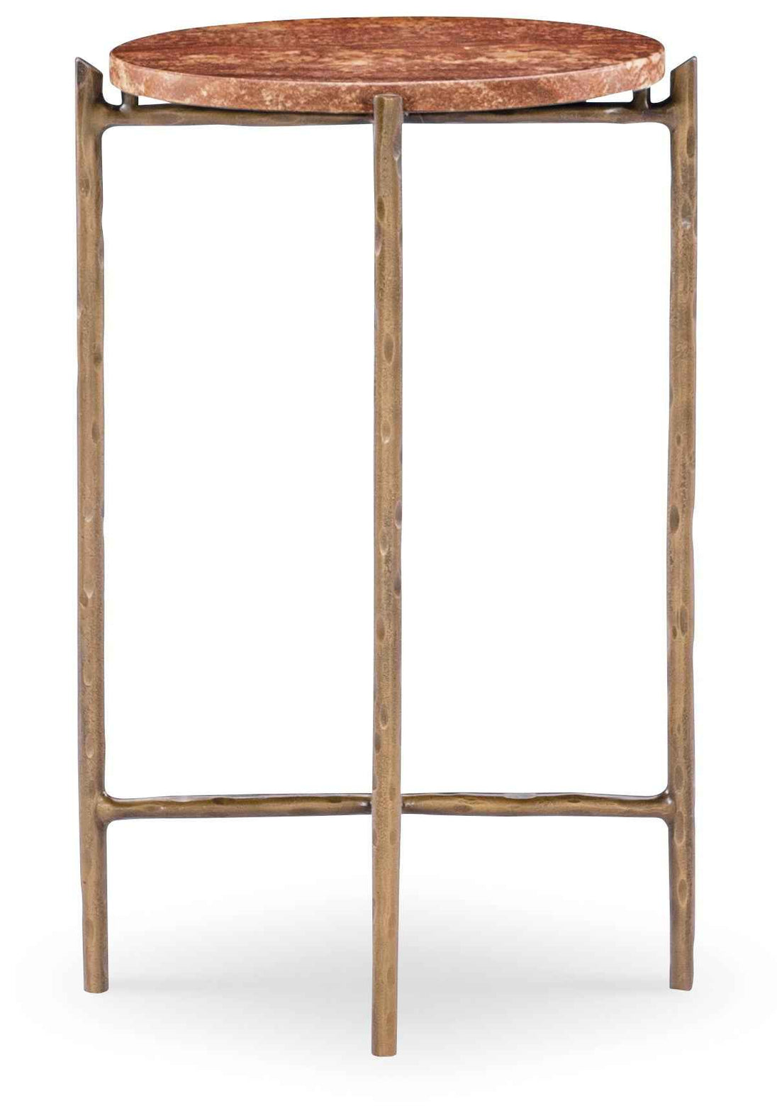 Melange - Joie De Vivre Spot Table - Red / Gold