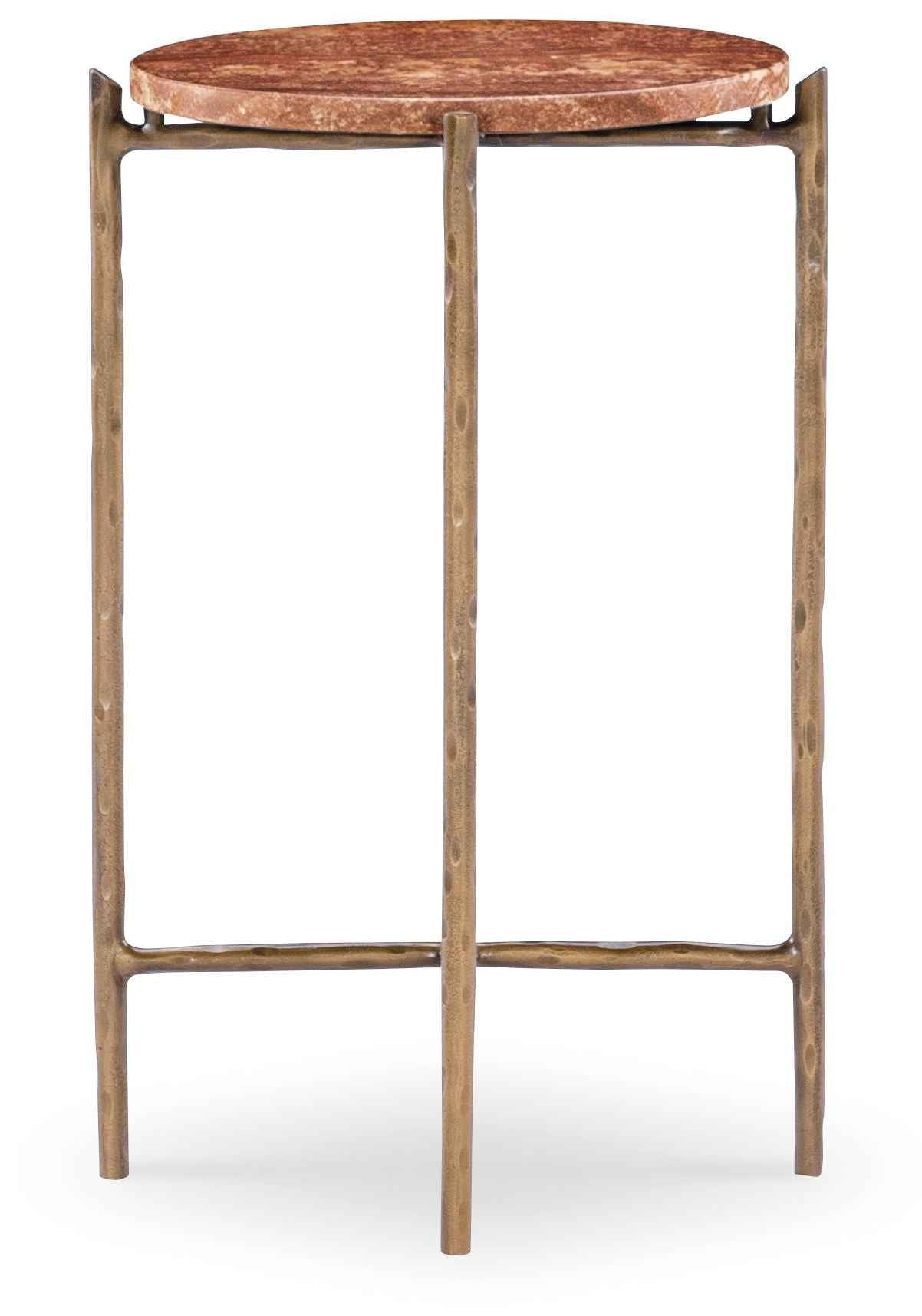 Melange - Joie De Vivre Spot Table - Red / Gold