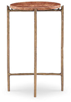Melange - Joie De Vivre Spot Table - Red / Gold