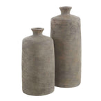 Terrene - Clay Vases (Set of 2) - Brown