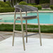 Dermott - Outdoor Bar Stool - Brown / Dark Gray