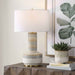 Armitage - Textured Table Lamp - Blue / Brown / Gray / White