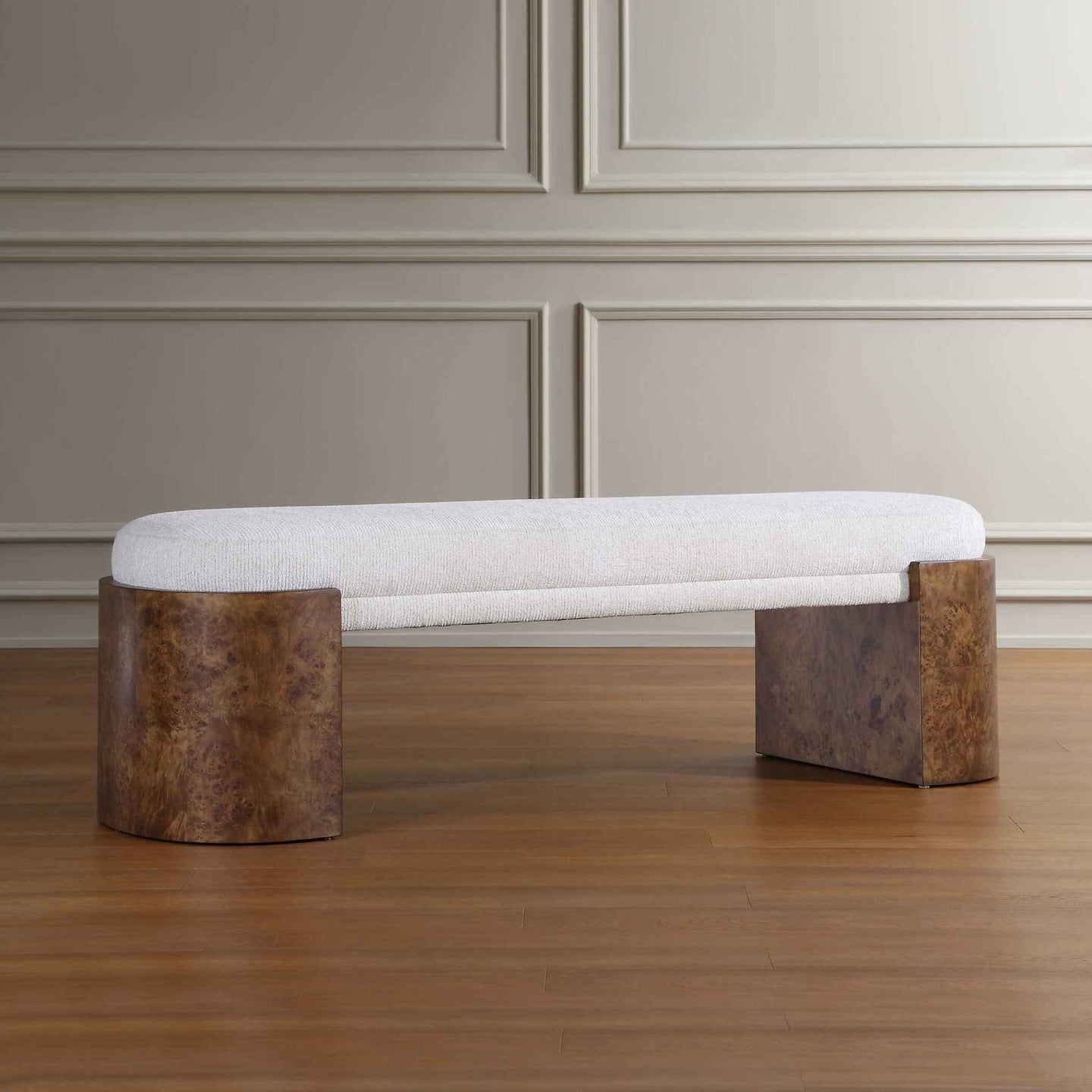 Thorian - Bench - Brown / Off-White
