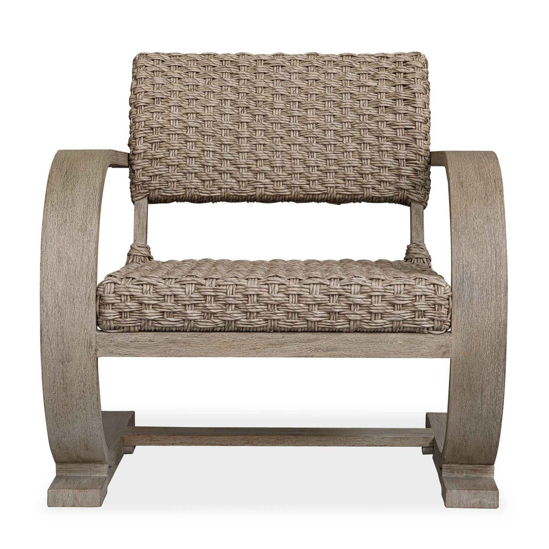 Rehema - Outdoor Wicker Lounge Chair - Gray