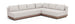 Solace - Olefin Performance Fabric 3 Piece Outdoor Patio Modular Sectional (Sofa, Loveseat & Corner Chair)