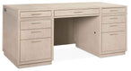 Marlowe - Executive Desk - Polished Limestone