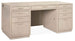 Marlowe - Executive Desk - Polished Limestone