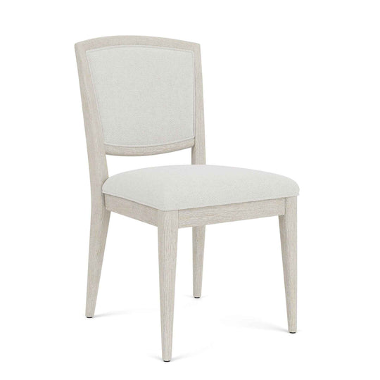 Carmella - Upholstered Back Side Chair (Set of 2) - Pebble Oak