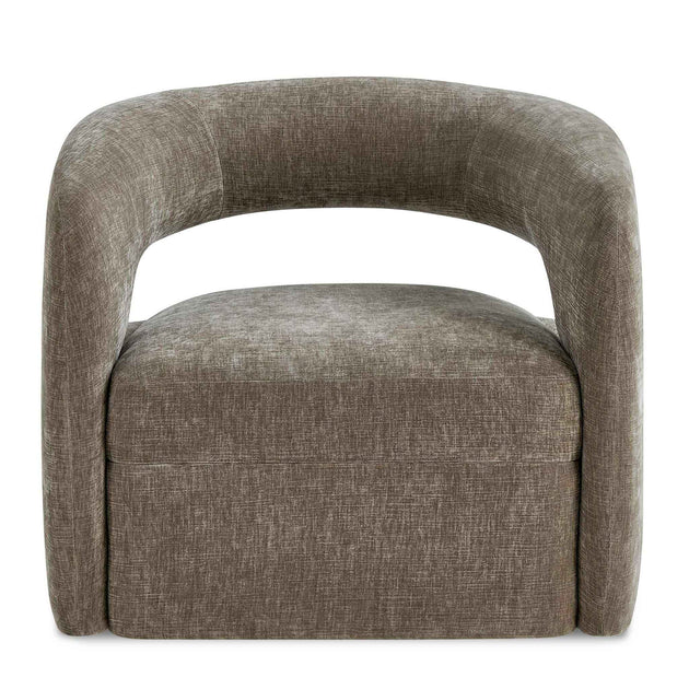 Breis - Swivel Barrel Chair - Gray