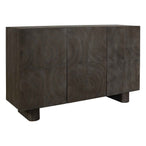 Phineas - 3 Door Modern Cabinet - Woodtone