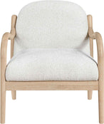 Helmsley - Performance Fabric Upholstered Accent Chair - Cream / Natural