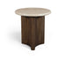 Pietra - Travertine And Mango Wood Table