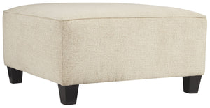 Abinger Oversized Accent Ottoman -  Natural