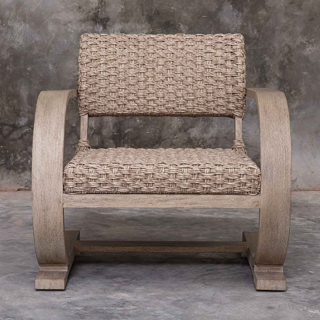 Rehema - Outdoor Wicker Lounge Chair - Gray