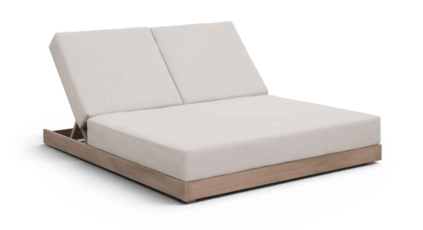 Solace - Olefin Performance Fabric Outdoor Patio Double Lounge Chair