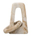 Continuum Stone - Indoor-Outdoor Sculpture - Brown / White