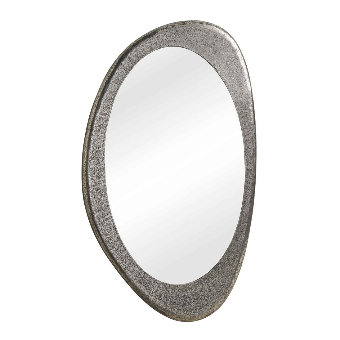 Schiller - Oval Mirror - Antique Nickel