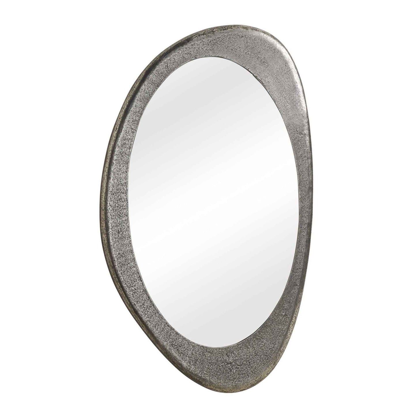 Schiller - Oval Mirror - Antique Nickel