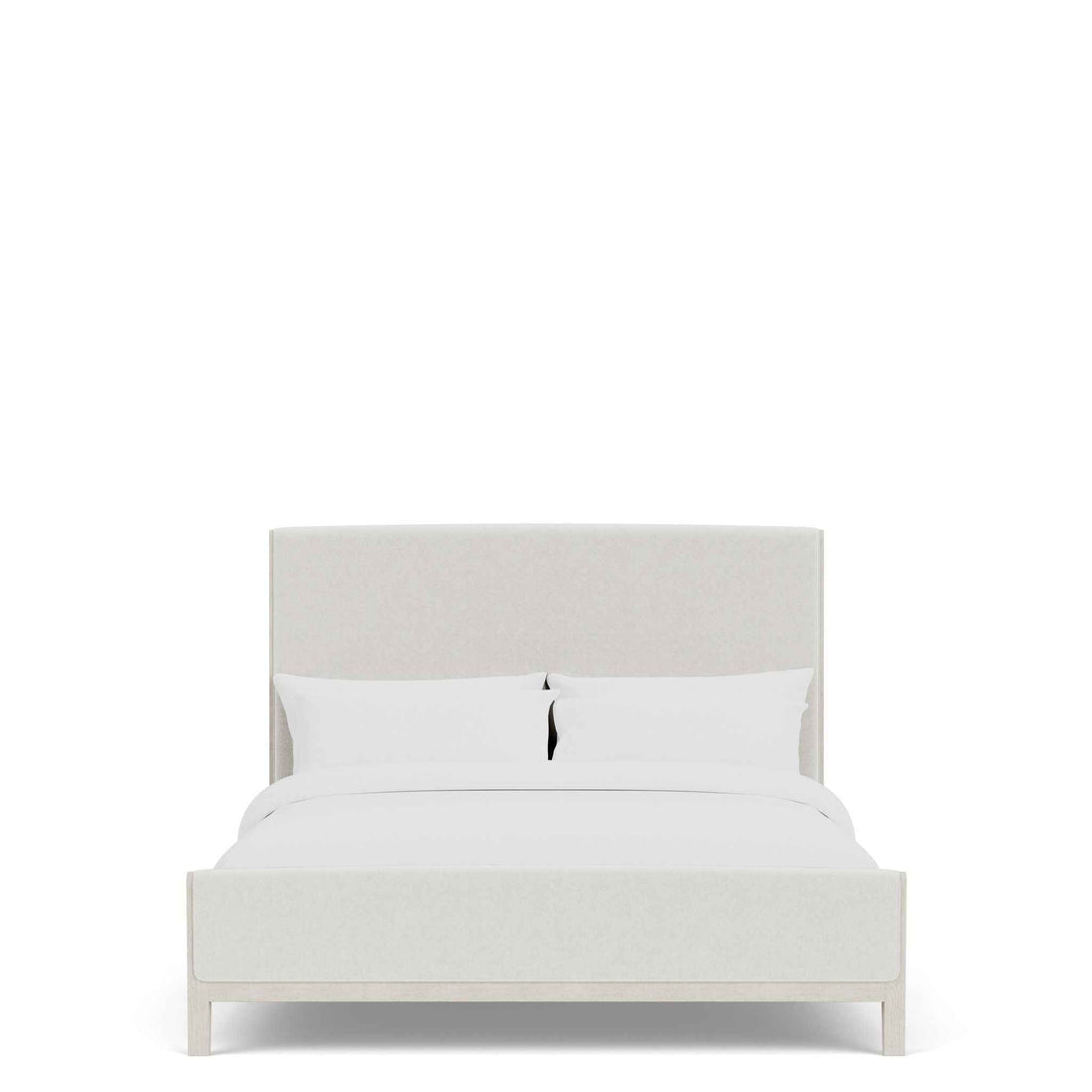 Carmella - King Upholstered Bed - Pebble Oak
