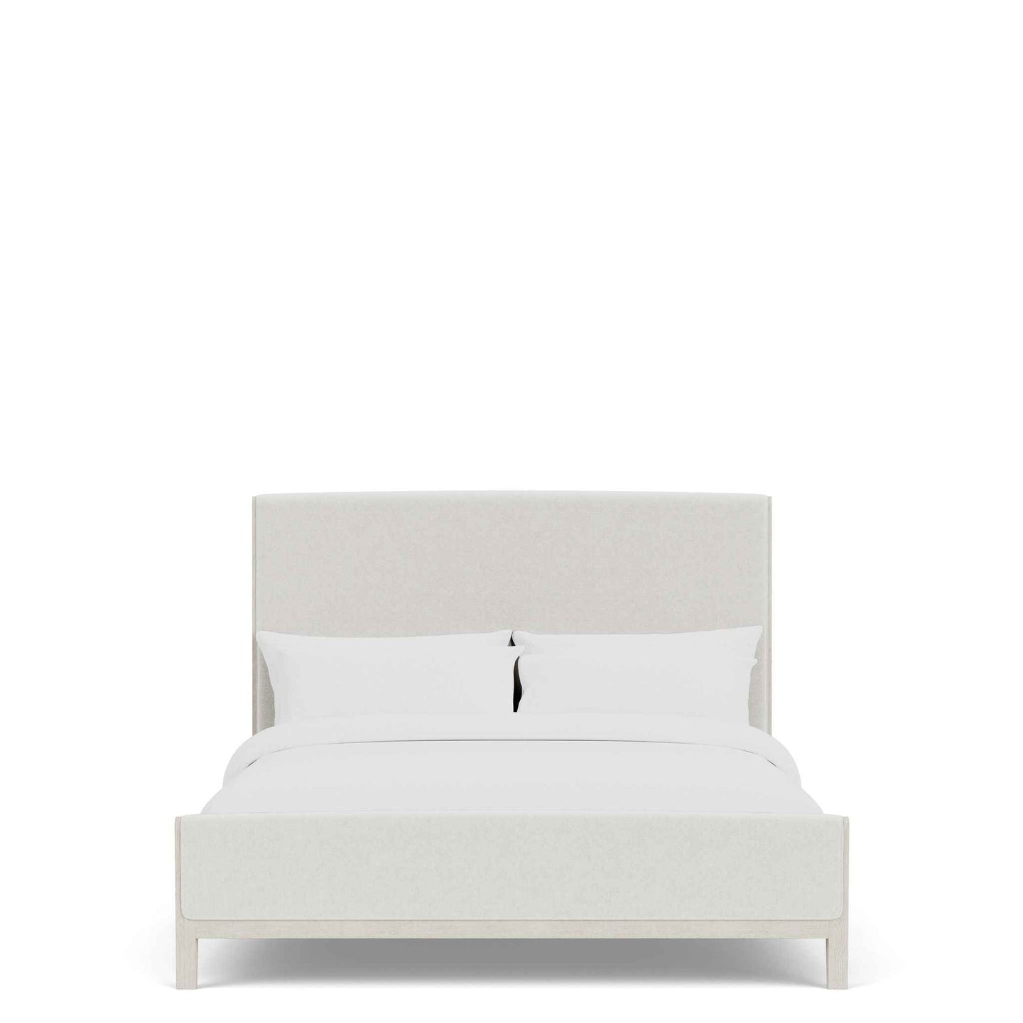 Carmella - King Upholstered Bed - Pebble Oak