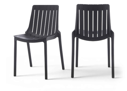 Marilla - Polypropylene Outdoor Patio Dining Chair (Set of 4)