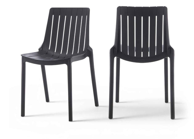 Marilla - Polypropylene Outdoor Patio Dining Chair (Set of 4)