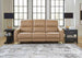 Mosswell - Power Reclining Sofa With Adj Headrest - Toffee