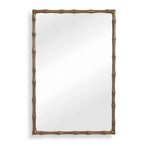 Brass Bamboo - Rectangle Mirror - Brass / Gold