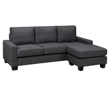 Load image into Gallery viewer, Hilton Sectional with Reversible Chaise Grey
